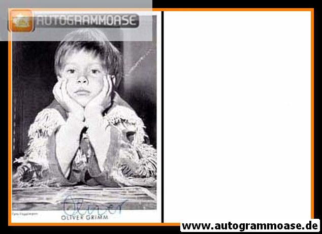 Autogramm Schauspieler | Oliver GRIMM | 1950er (Portrait SW) Vogelmann