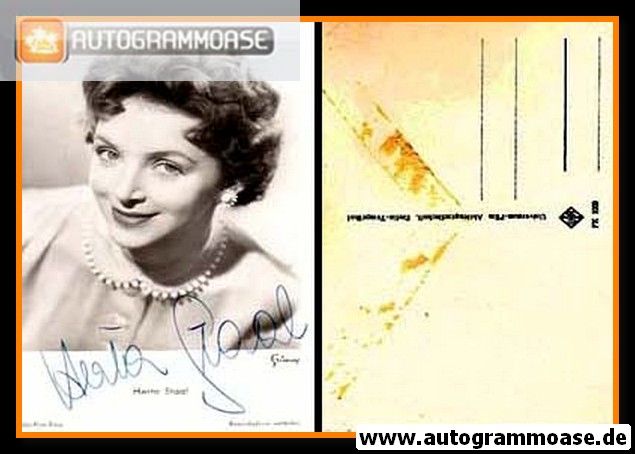 Autogramm Schauspieler | Herta STAAL | 1950er (Portrait SW) UFA FK1069