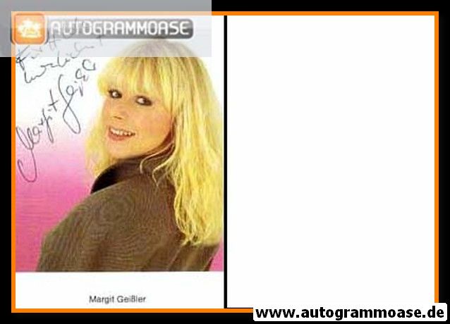 Autogramm Schauspieler | Margit GEISSLER | 1980er (Portrait Color)