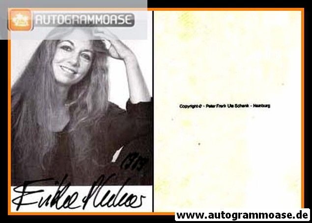 Autogramm Schauspieler | Erika PLUHAR | 1980er (Portrait SW) Frerk 3