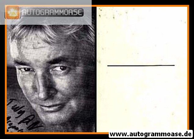 Autogramm Schauspieler | UNBEKANNT 026 | 1980er (Portrait SW)