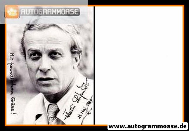 Autogramm Schauspieler | Klaus BEHRENDT | 1980er Foto (Portrait SW)