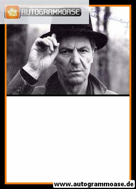 Autogramm Schauspieler | Heinz BLEMENY (?) | 1980er (Portrait SW)