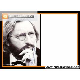Autogramm Schauspieler | Felix VON MANTEUFFEL | 1980er (Portrait SW)