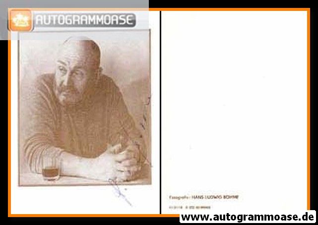Autogramm Schauspieler | Rolf HOPPE | 1970er (Portrait SW) Böhme