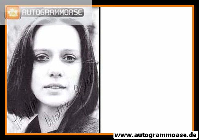 Autogramm Schauspieler | Gudrun GABRIEL | 1980er (Portrait SW)