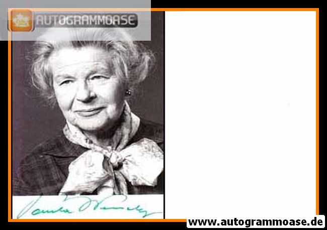Autogramm Schauspieler | Paula WESSELY | 1980er Foto (Portrait SW) 1