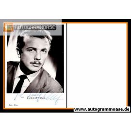 Autogramm Schauspieler | Rudolf LENZ | 1950er (Portrait SW) Khan