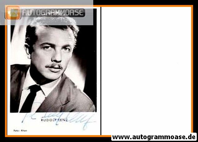 Autogramm Schauspieler | Rudolf LENZ | 1950er (Portrait SW) Khan