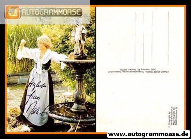 Autogramm Schauspieler | Maria SCHELL | 1990er (Portrait Color Rüdel)