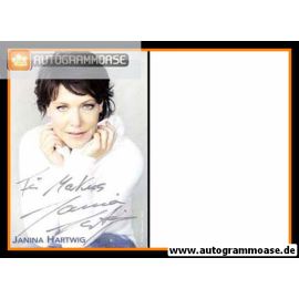 Autogramm Schauspieler | Janina HARTWIG | 2000er (Portrait Color)