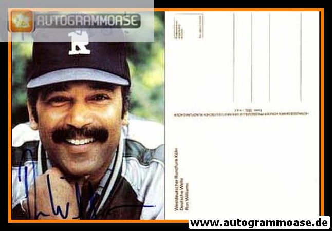 Autogramm TV | WDR | Ron WILLIAMS | 1980er (Portrait Color)