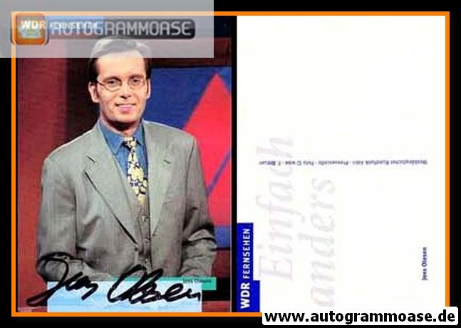 Autogramm TV | WDR | Jens OLESEN | 2000er (Portrait Color)