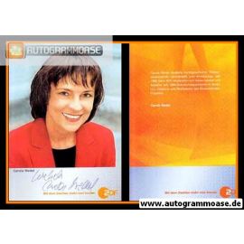Autogramm TV | ZDF | Carola WEDEL | 2000er (Portrait Color) 