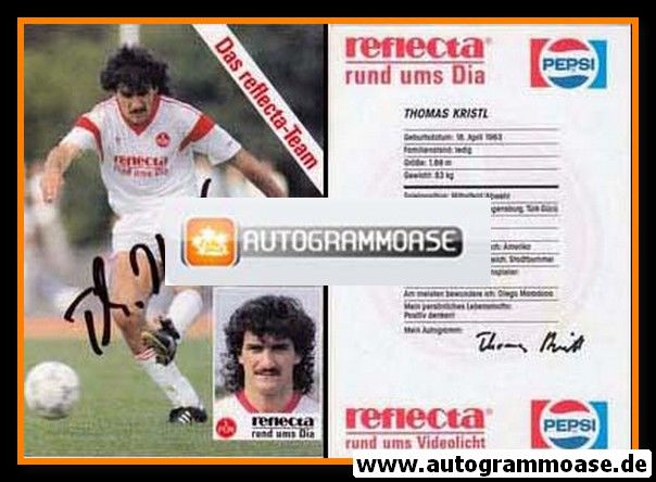 Autogramm Fussball | 1. FC Nürnberg | 1988 | Thomas KRISTL