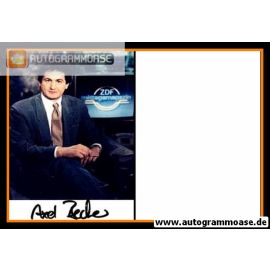 Autogramm TV | ZDF | Axel BECKER | 1990er Foto "Morgenmagazin"