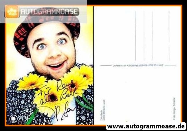 Autogramm TV | ZDF | Dirk BACH | 2000er (Portrait Color) Scheibe