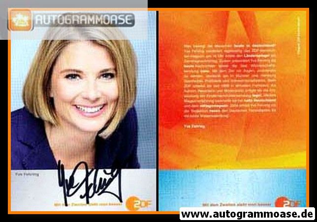 Autogramm TV | ZDF | Yve FEHRING | 2010er (Portrait Color)