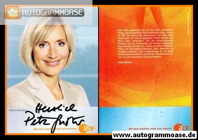 Autogramm TV | ZDF | Petra GERSTER | 2010er (Portrait Color)
