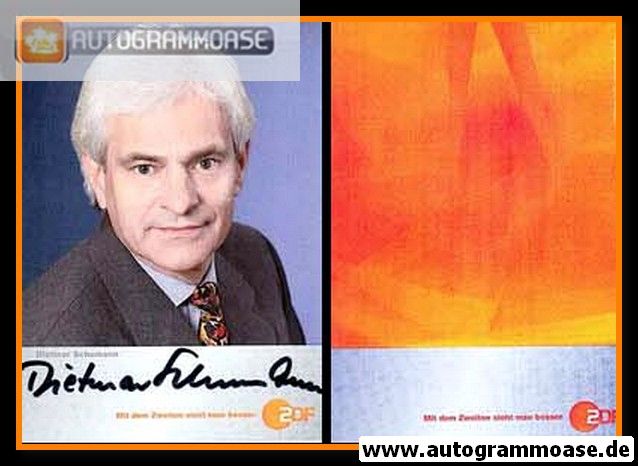 Autogramm TV | ZDF | Dietmar SCHUMANN | 2010er (Portrait Color)