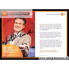 Autogramm TV | ZDF | Gunther TIERSCH | 2010er (Portrait Color)