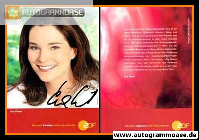 Autogramm TV | ZDF | Eva KLEMT | 2000er "Bianca - Wege Zum Glück" (Incoronato)