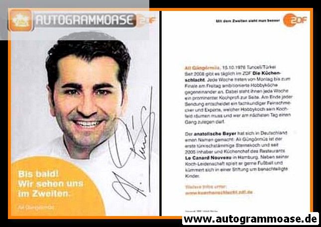 Autogramm TV | ZDF | Ali GÜNGÖRMÜS | 2010er (Portrait Color)