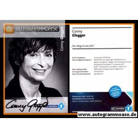Autogramm Radio | BR Bayern 1 | Conny GLOGGER | 2010er (Portrait SW)