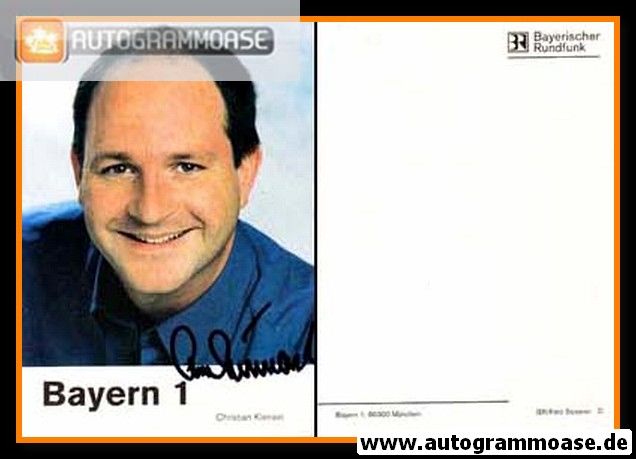 Autogramm Radio | BR Bayern 1 | Christian KIENAST | 1990er (Portrait Color) Sessner