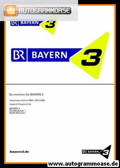 Aufkleber Radio | BR Bayern 3 | 2010er 