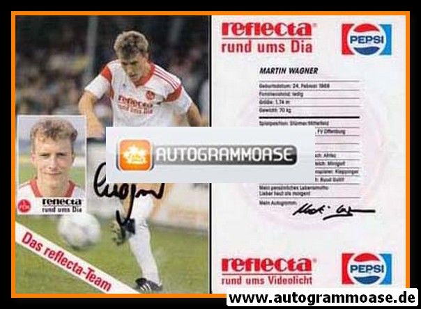 Autogramm Fussball | 1. FC Nürnberg | 1988 | Martin WAGNER
