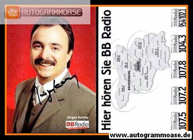 Autogramm Radio | BB Radio | Jürgen KARNEY | 2010er (Portrait Color)