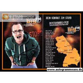 Autogramm Radio | bigFM | Daniel STORB | 2010er (Portrait Color)