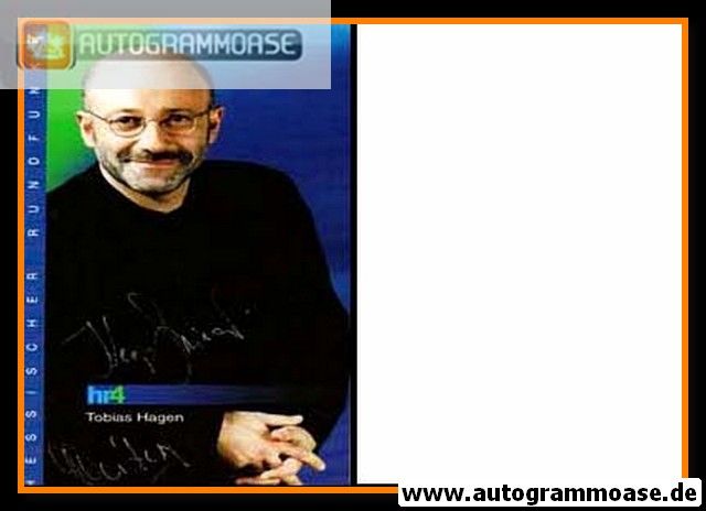 Autogramm Radio | HR4 | Tobias HAGEN | 2000er (Portrait Color)
