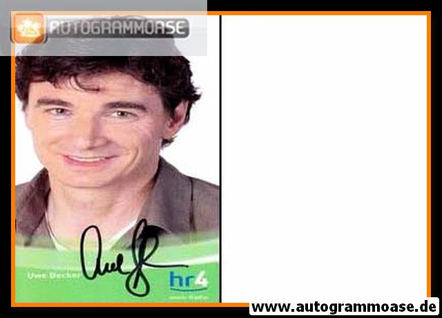 Autogramm Radio | HR4 | Uwe BECKER | 2000er (Portrait Color)