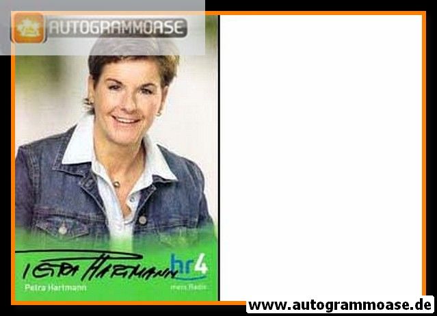 Autogramm Radio | HR4 | Petra HARTMANN | 2000er (Portrait Color)