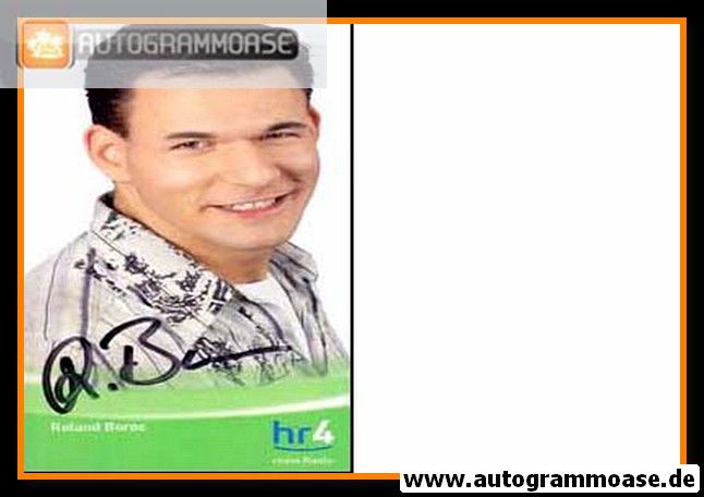 Autogramm Radio | HR4 | Roland BOROS | 2000er (Portrait Color)