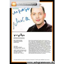 Autogramm Radio | MDR1 Sachsen | Mario HILLE | 2002 (Portrait Color) Jehnichen