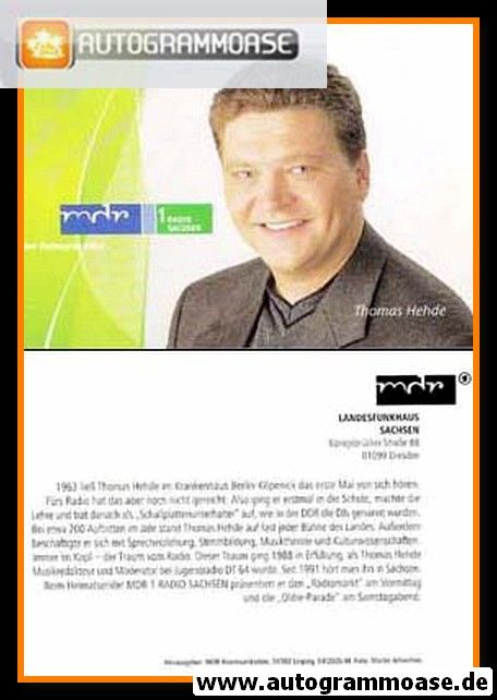 Autogramm Radio | MDR1 Sachsen | Thomas HEHDE | 2005 "Radiomarkt / Oldie-Parade" (Jehnichen)