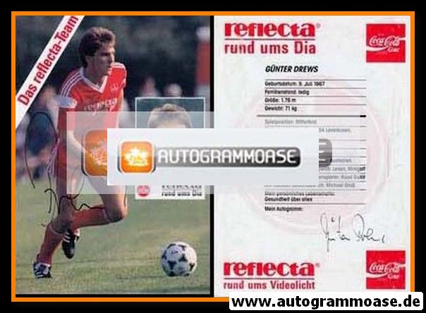 Autogramm Fussball | 1. FC Nürnberg | 1990 | Günter DREWS