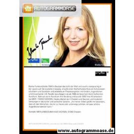 Autogramm Radio | MDR1 Sachsen | Blanka FUNKE | 2012 (Portrait Color) Lander