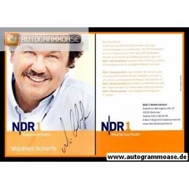 Autogramm Radio | NDR1 Niedersachsen | Manfred SCHARFE | 2000er (Portrait Color) Garrels