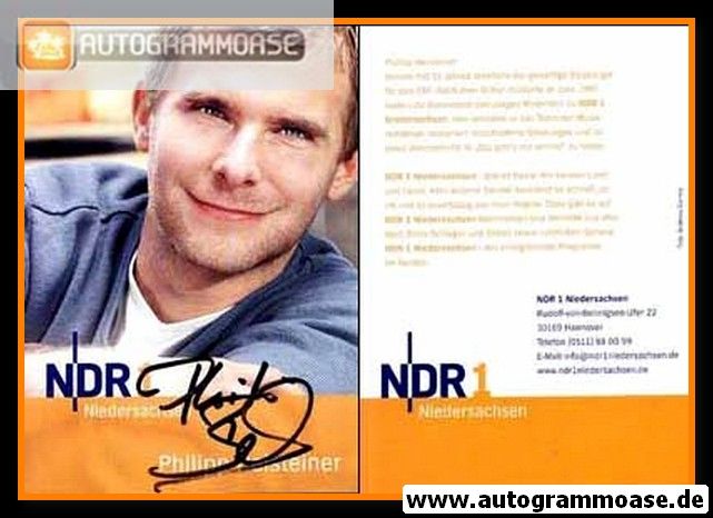 Autogramm Radio | NDR1 Niedersachsen | Philipp BEISTEINER | 2000er (Portrait Color) Garrels