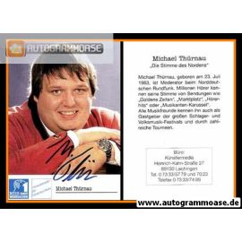 Autogramm Radio | NDR1 Niedersachsen | Michael THÜRNAU | 1990er (Portrait Color)