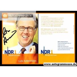 Autogramm Radio | NDR1 Niedersachsen | Lutz ACKERMANN | 2000er (Portrait Color) Garrels