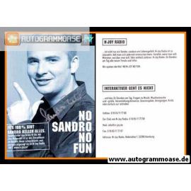 Autogramm Radio | N-Joy | Sandro KELLER | 2000er (Portrait SW)