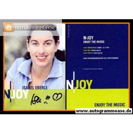 Autogramm Radio | N-Joy | Isabel EBERLE | 2000er (Portrait Color) Garrels