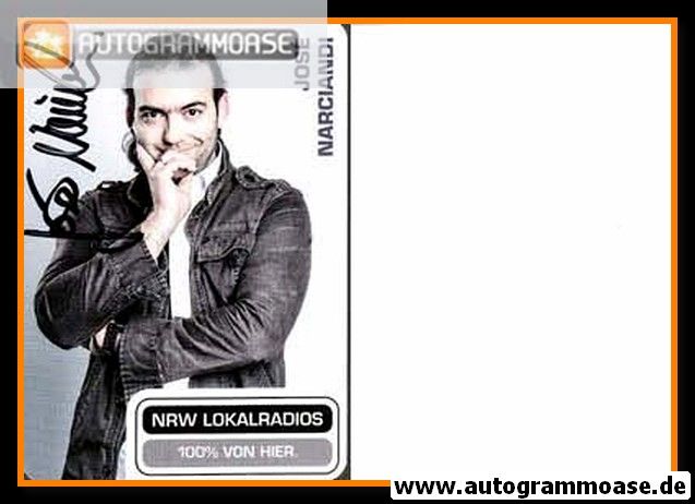 Autogramm Radio | NRW Lokalradio | Jose NARCIANDI | 2010er (Portrait Color)