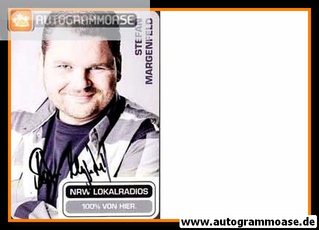 Autogramm Radio | NRW Lokalradio | Stefan MARGENFELD | 2010er (Portrait Color) 1
