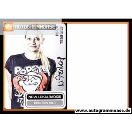Autogramm Radio | NRW Lokalradio | Nina TENHAEF | 2010er (Portrait Color)